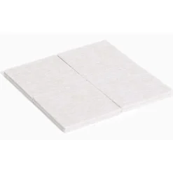 Lot de 4 patins en feutre adhésif ultra puissant - 50x50 mm