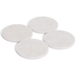 Lot de 4 patins en feutre adhésif ultra puissant beige - Ø50 mm