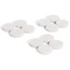Lot de 12 patins en feutre adhésif ultra puissant beige - Ø22 mm