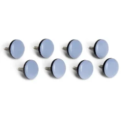 Lot de 8 patins téflon à clouer Ø2cm