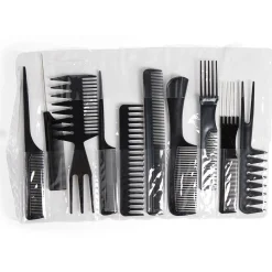 Lot de 10 peignes formes différentes