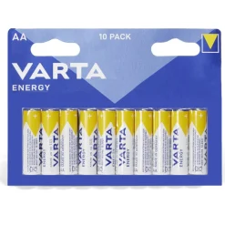Lot de 10 piles LR06 AA Varta Energy