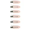 Lot de 6 pinces à cheveux latérales noir ou rose - 2 coloris
