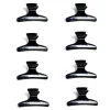 Lot de 8 pinces à cheveux noir ou rose - 2 coloris