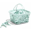 Lot de 30 pinces à linge avec panier