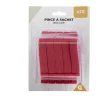 Lot de 20 pinces à sachet plastique rouge