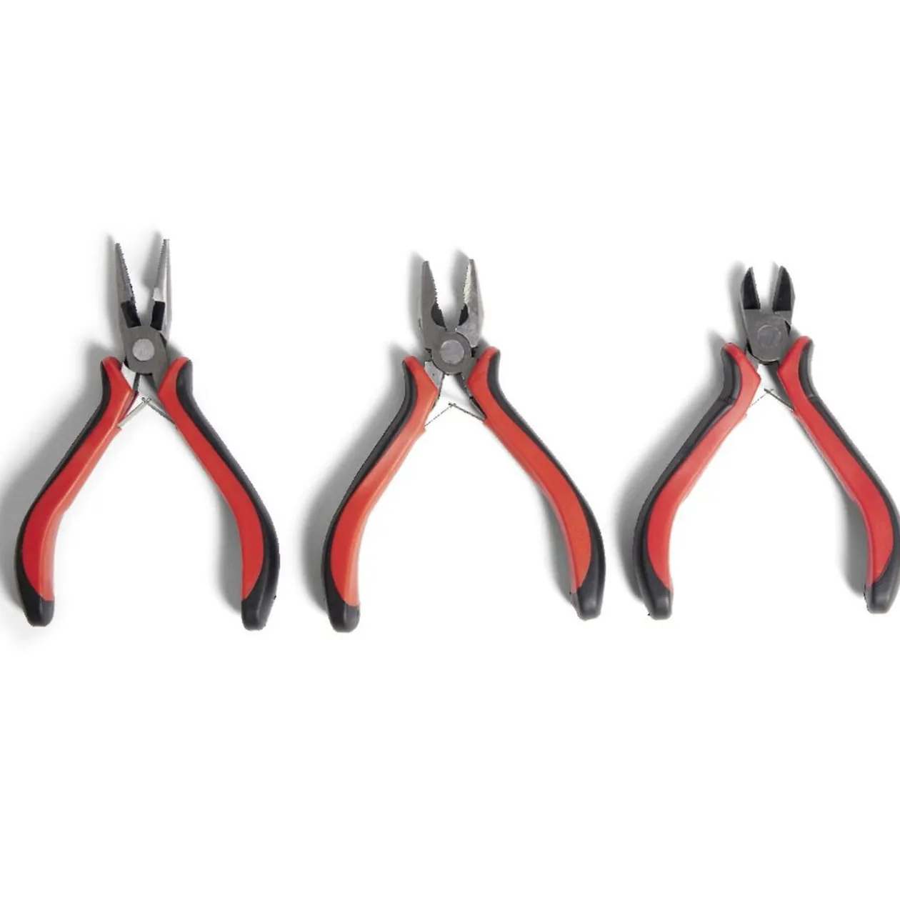 Lot de 3 pinces en acier