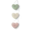 Lot de 3 éponges konjac coeur - 3 modèles