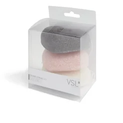 Lot de 3 éponges konjac coeur - 3 modèles