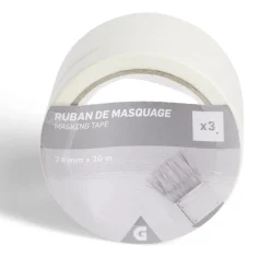 Lot de 3 rubans de masquage 24mm 20m