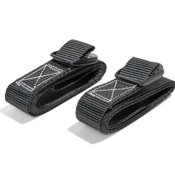 Lot de 2 sangles noires 120cm