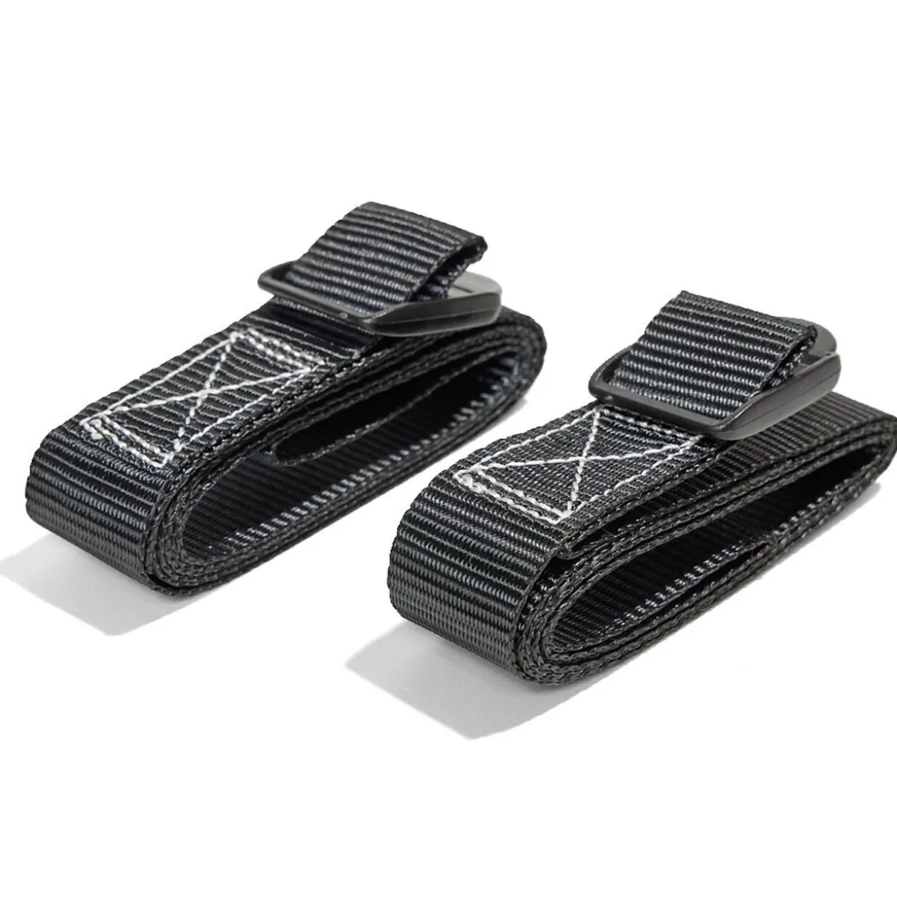 Lot de 2 sangles noires 120cm