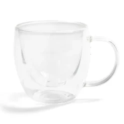 Lot de 2 tasses double paroi 80ml