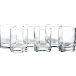 Lot de 6 verres à shooter en verre 6,5cl H6cm