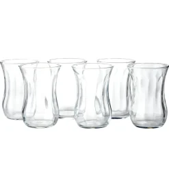 Lot de 6 verres à thé en verre 11,5cl H8,3cm