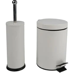 Lot poubelle WC + brosse WC