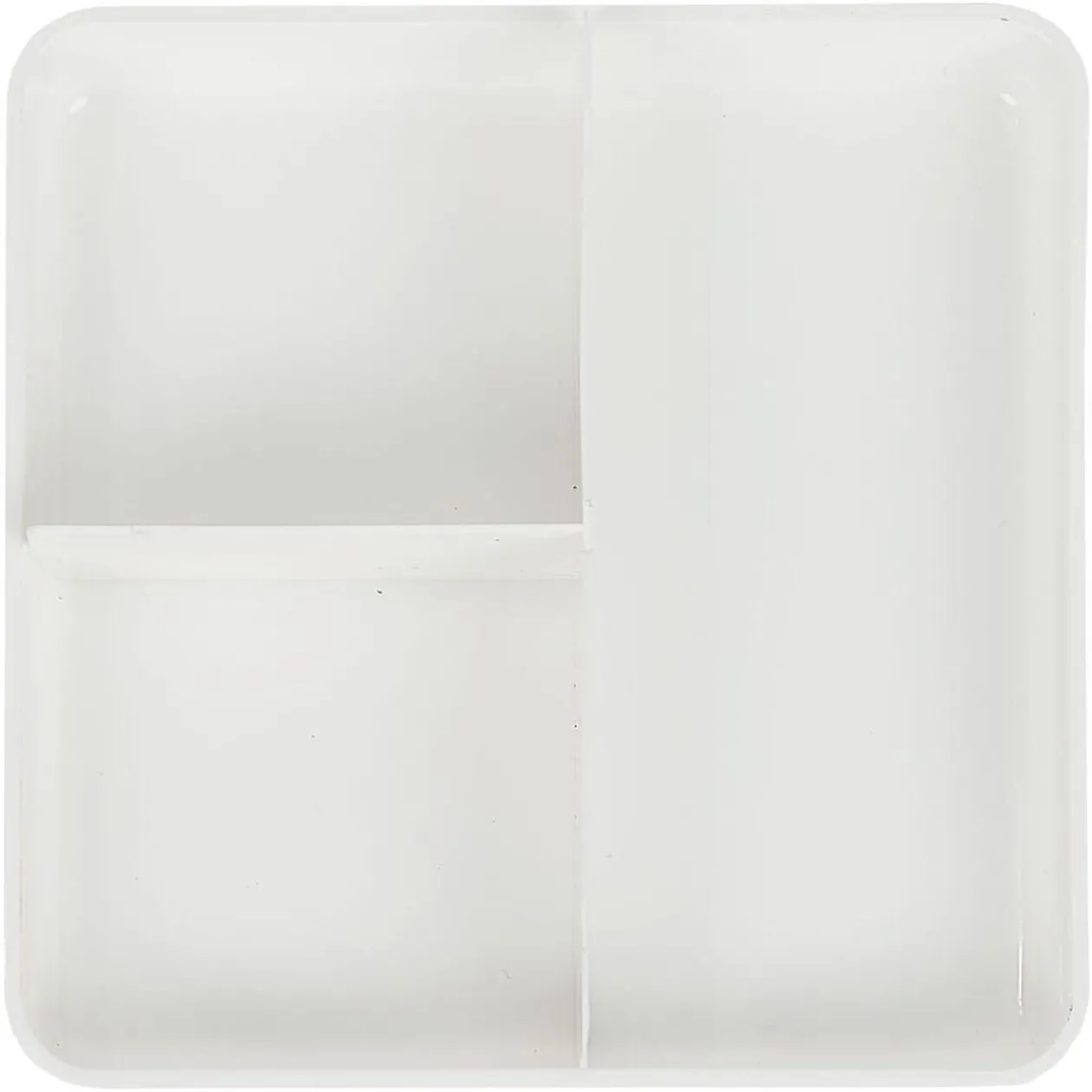 Lunch box 2 niveaux plastique gris 95cl