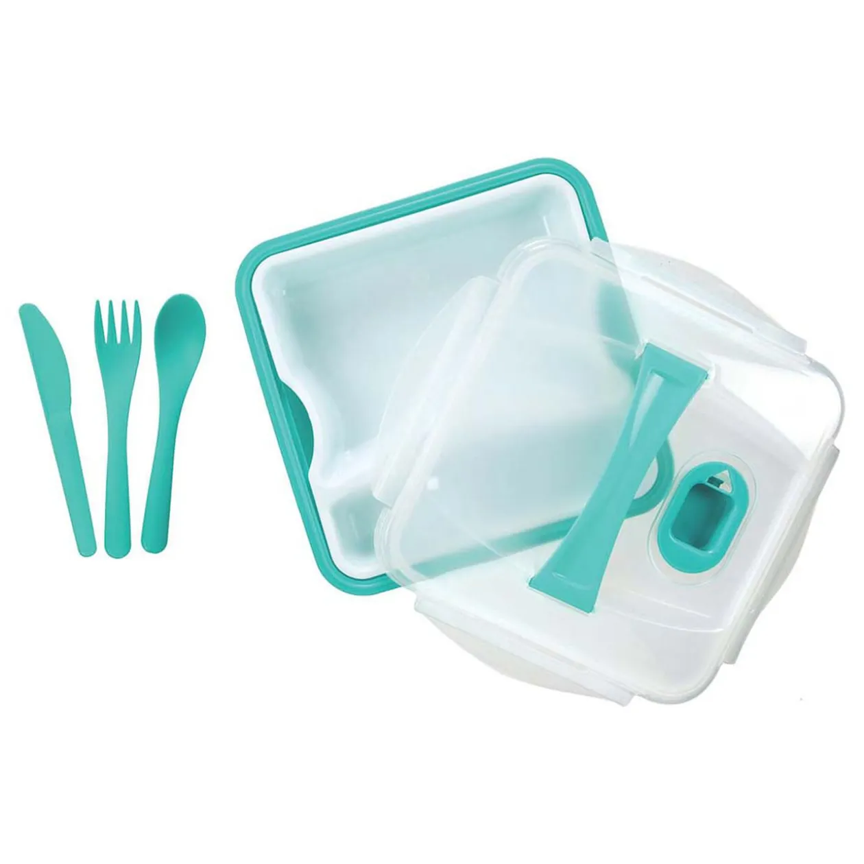 Lunch box compartimentée avec couverts