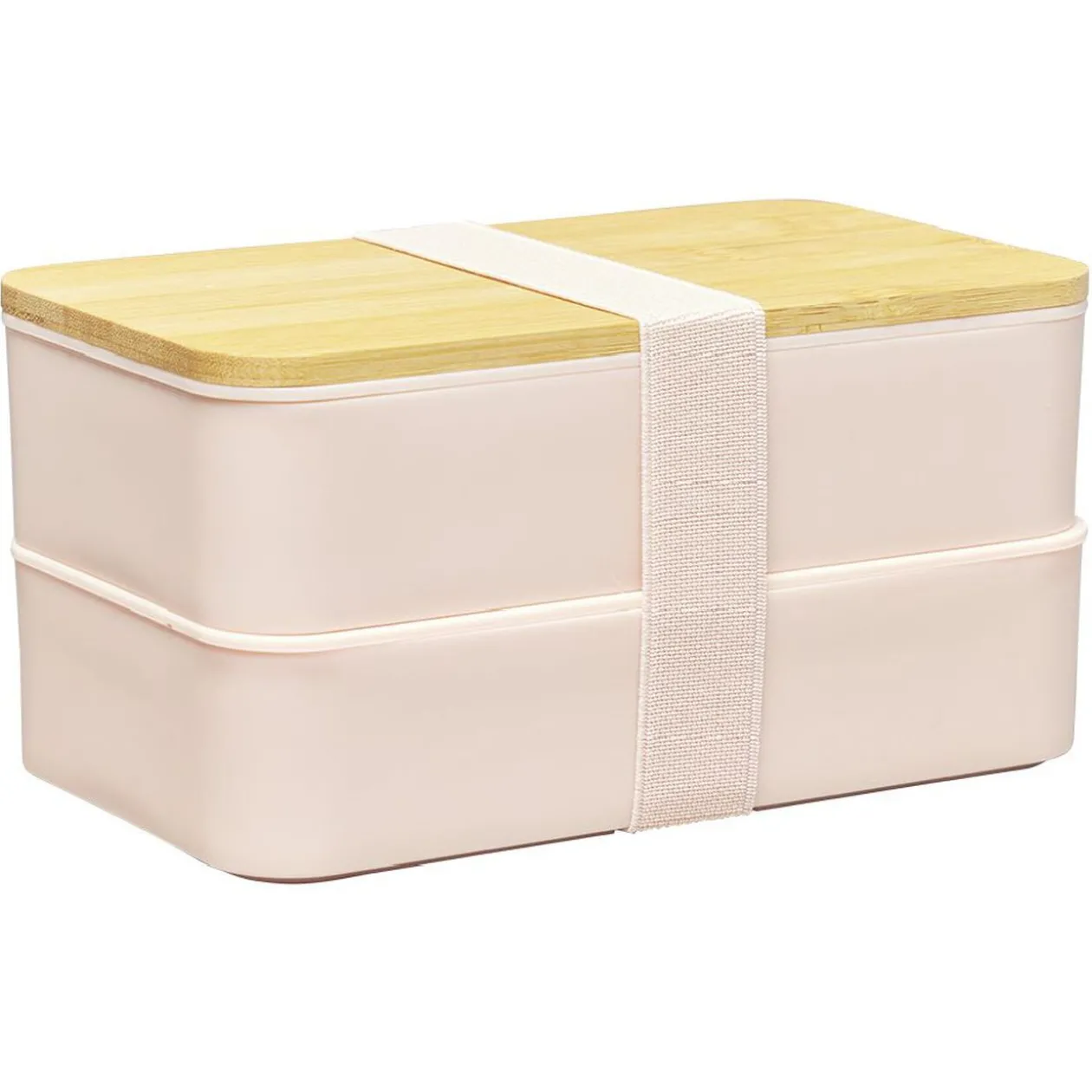 Lunch box couvercle bambou x2