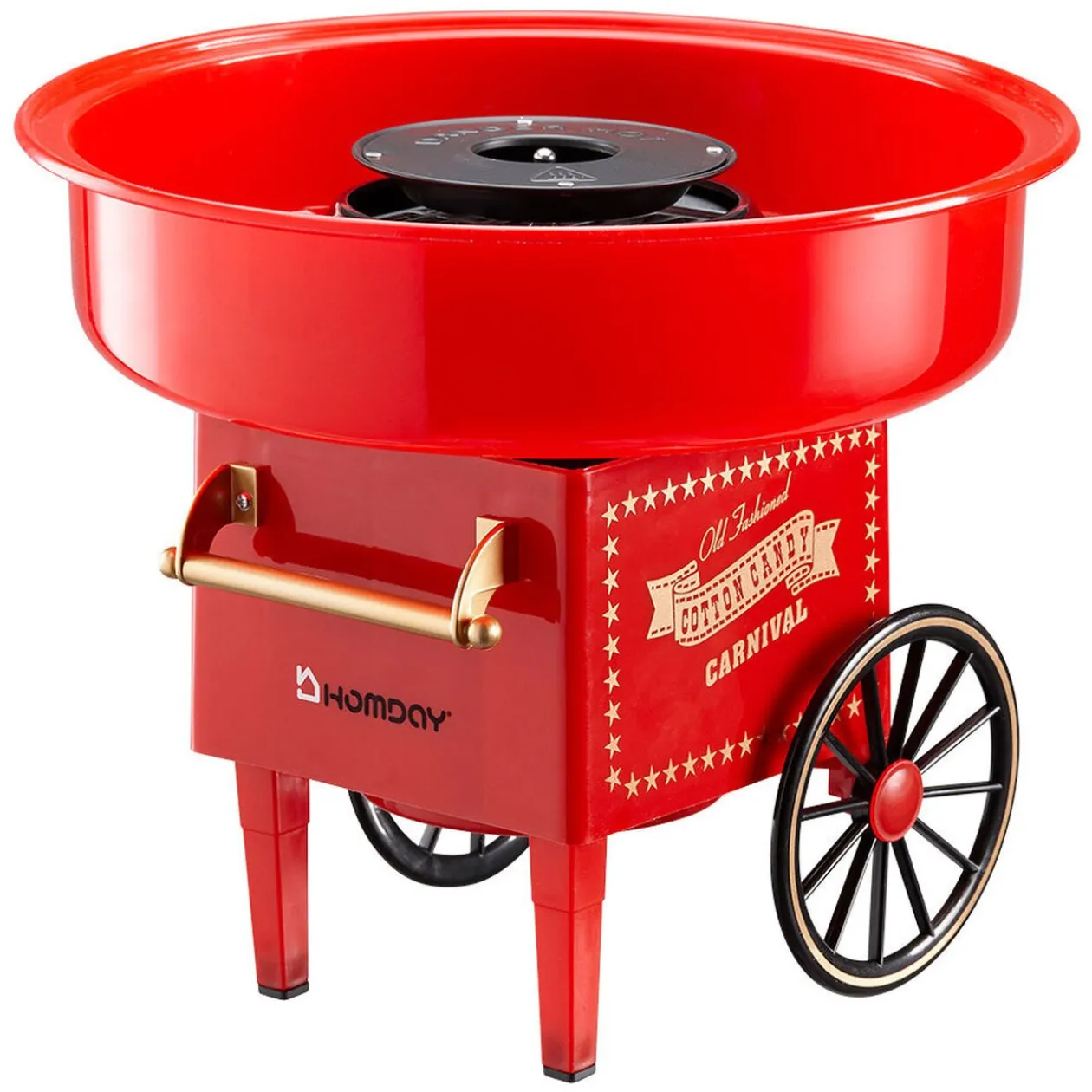 Machine barbe à papa rouge