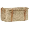 Malle en jute naturelle avec sangles 52x31xH25 cm - TISSIA