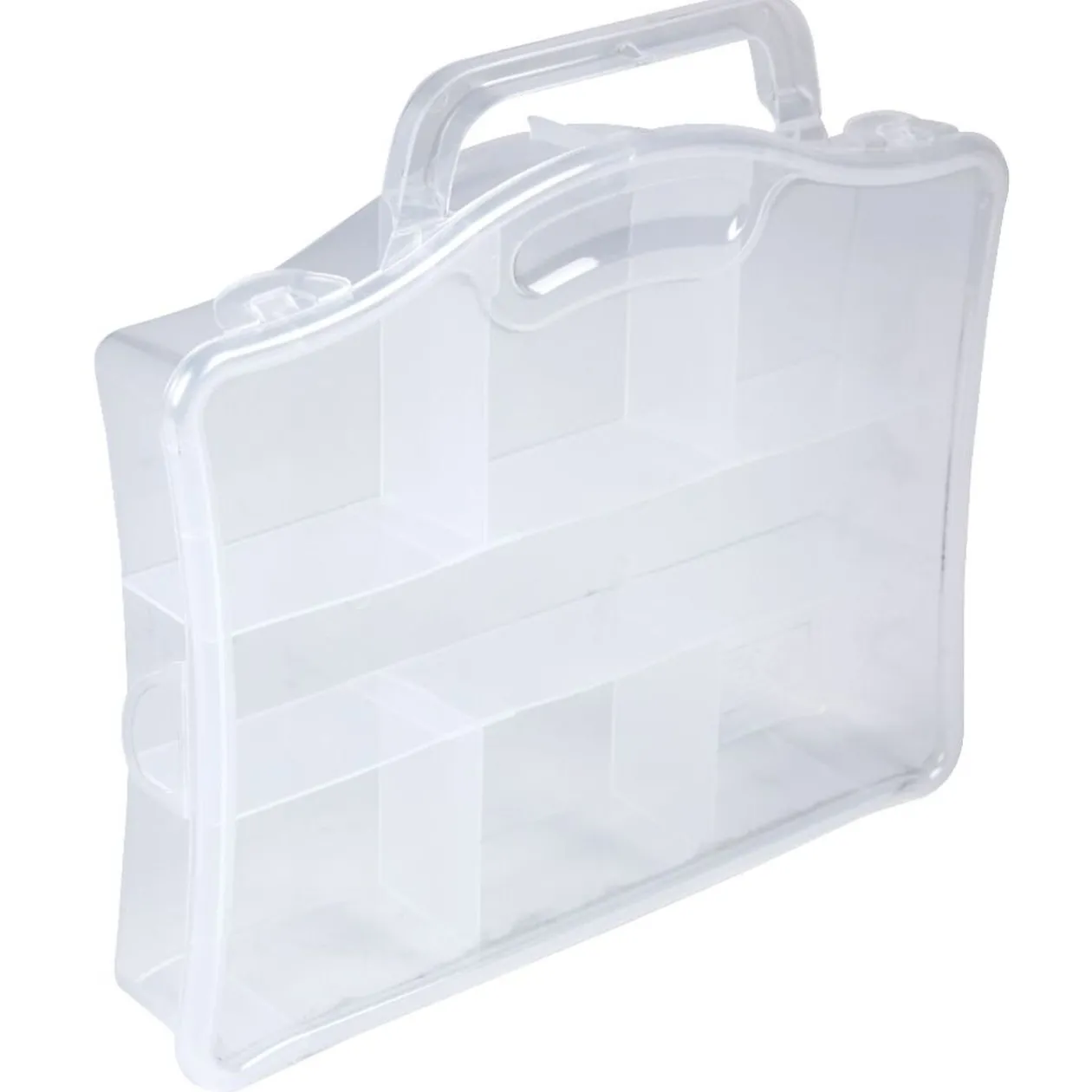 Mallette plastique 7 compartiments 23x18xH4cm