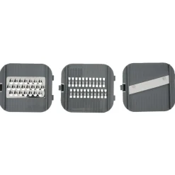 Mandoline 3 lames avec poignée