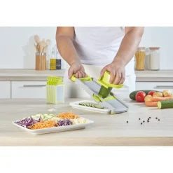 Mandoline pliable 6 lames