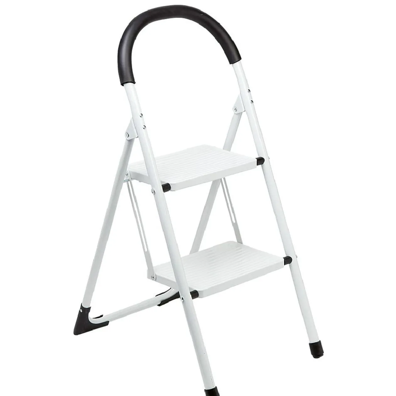 Marche pied en métal à 2 marches