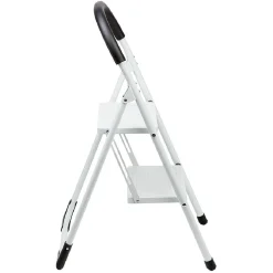 Marche pied en métal à 2 marches