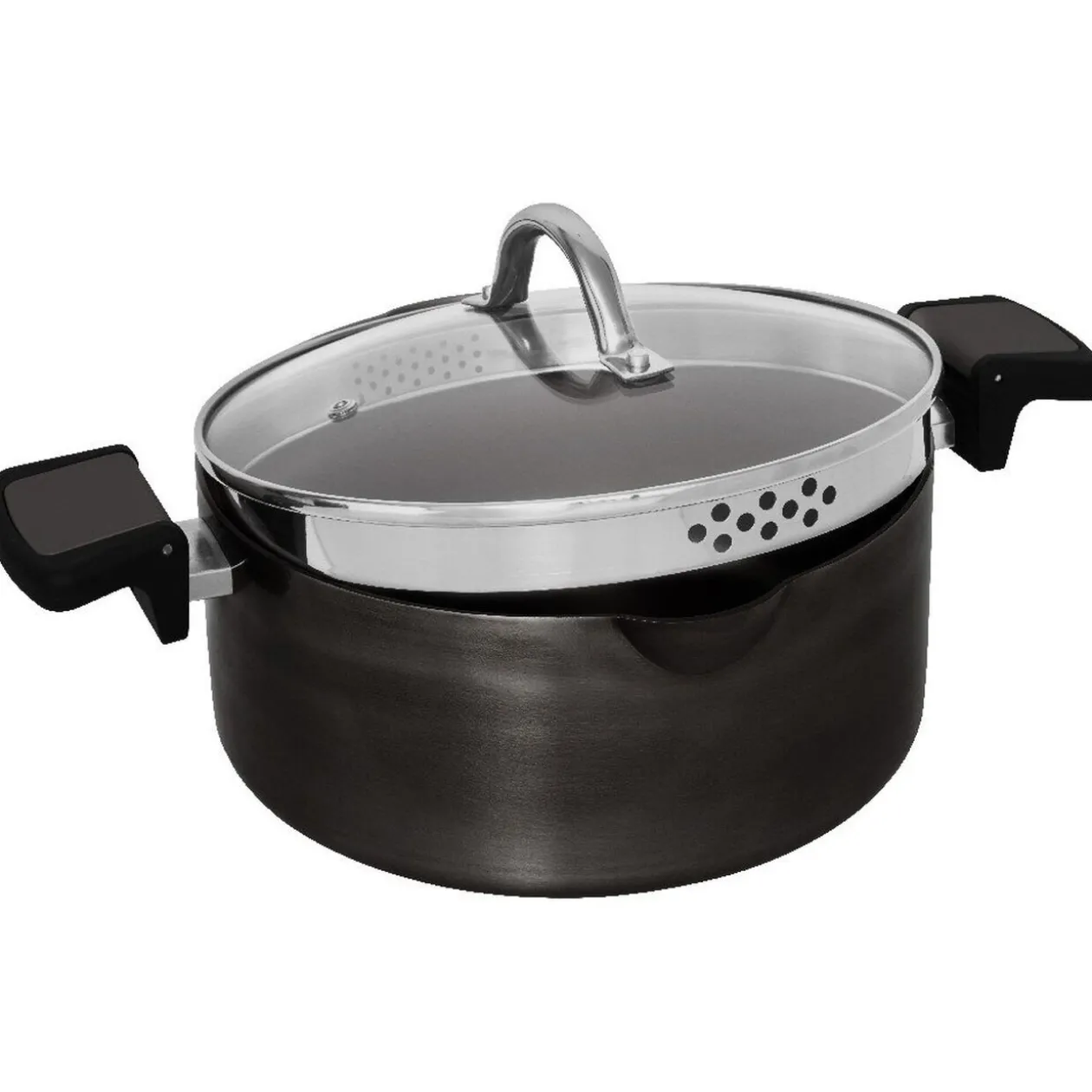 Marmite avec couvercle passoire ø 24 cm