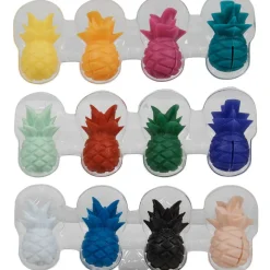 Marqueur pour verre en silicone ananas X 12