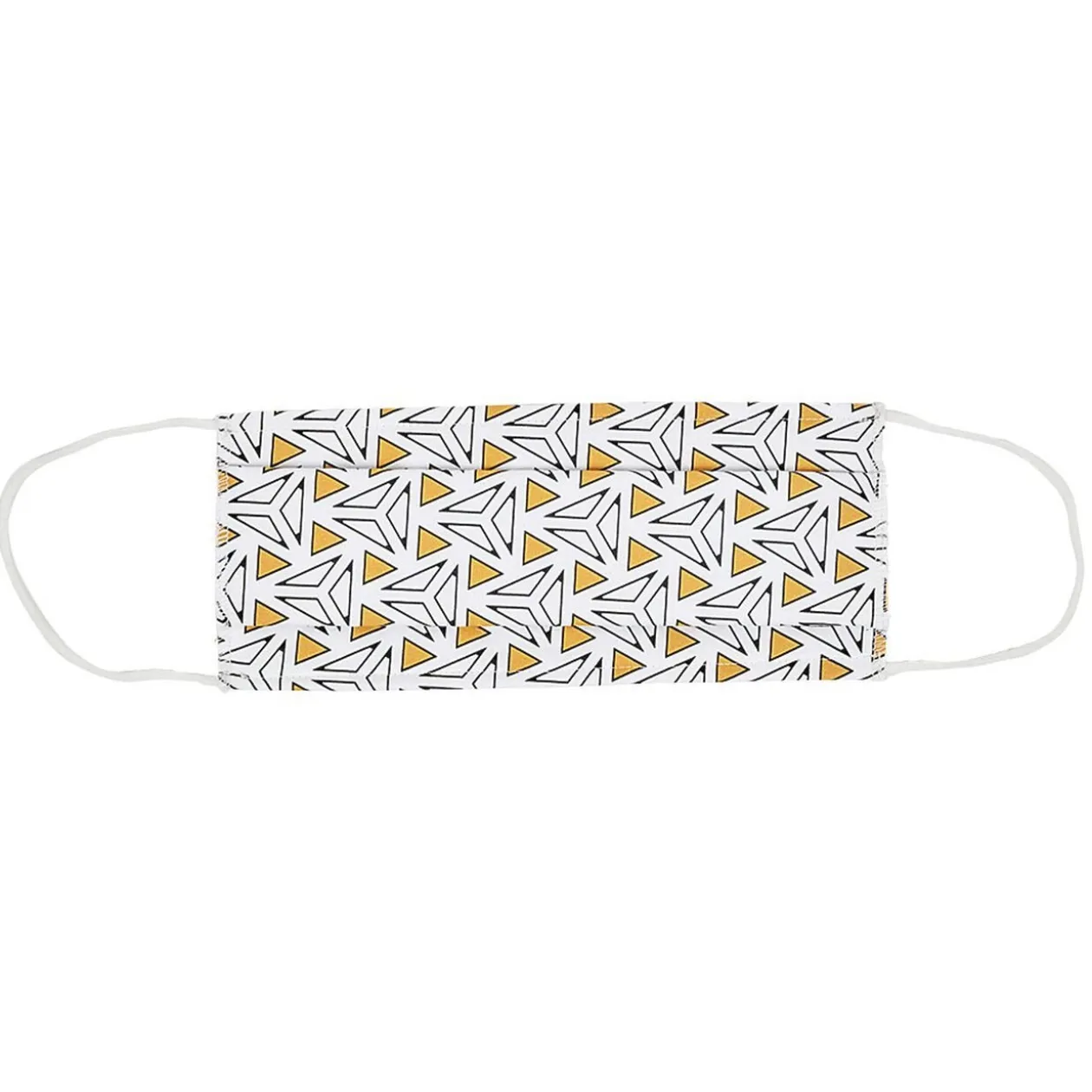 Masque en tissu catégorie 1 Adulte coton imprimé géométrique Afnor