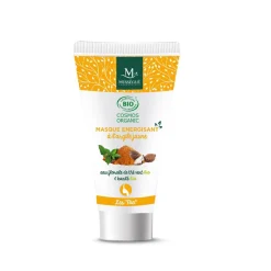 Masque énergisant certifié bio à l'argile jaune, tube de 30 ml