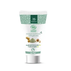 Masque purifiant certifié bio à l'argile verte, tube de 30 ml