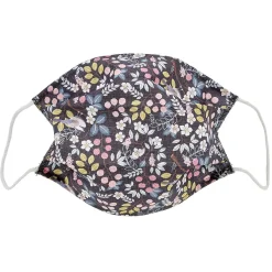 Masque tissu catégorie 1 Adulte coton imprimé Fleurs Afnor 60 lavages