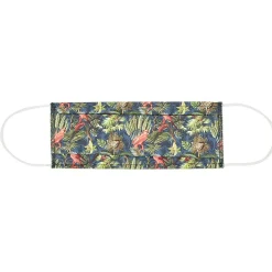 Masque tissu catégorie 1 Adulte coton thème Tropical Afnor 60 lavages