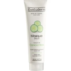 Masque visage Evoluderm concombre 150 ml