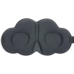 Masque yeux forme nuage polyester noir