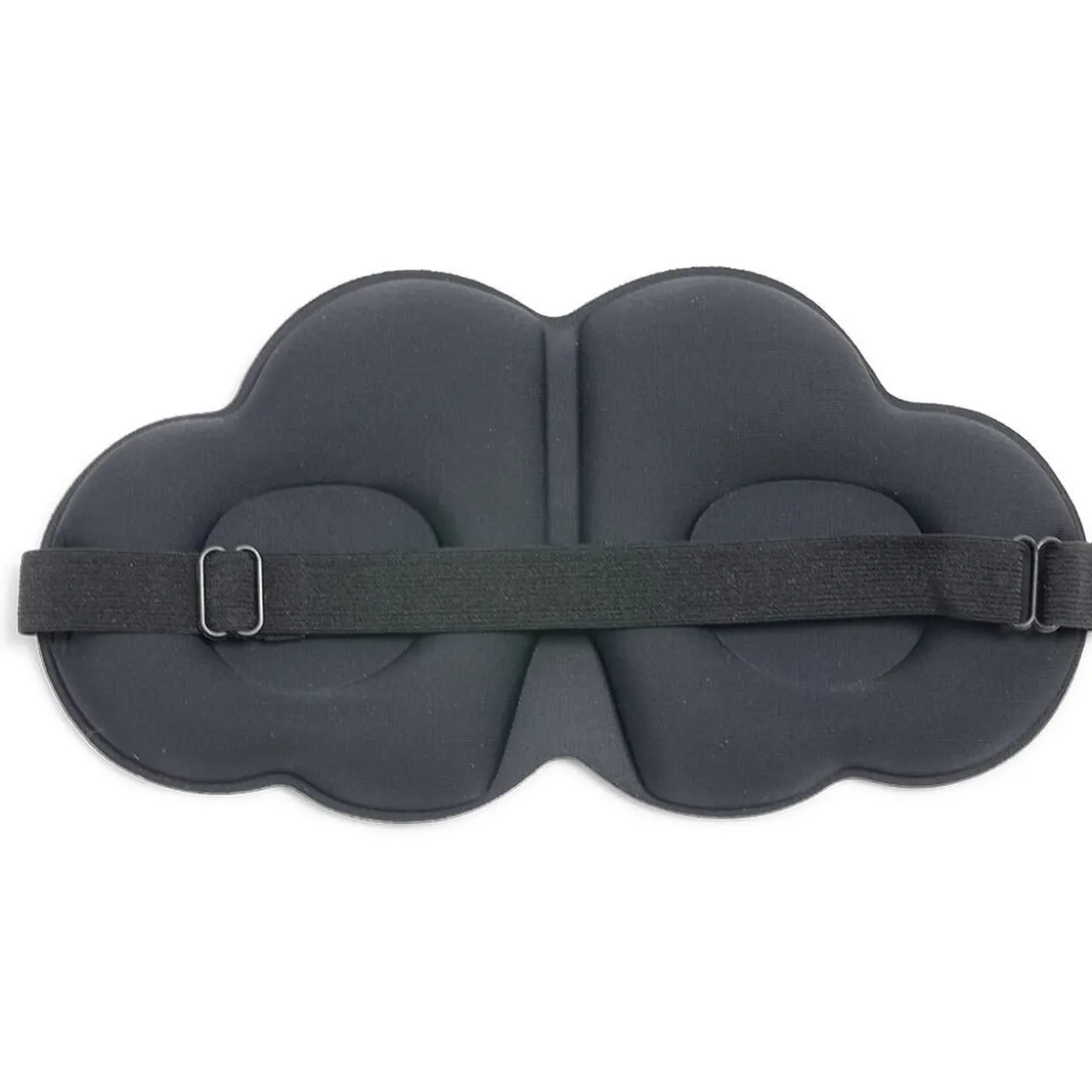 Masque yeux forme nuage polyester noir