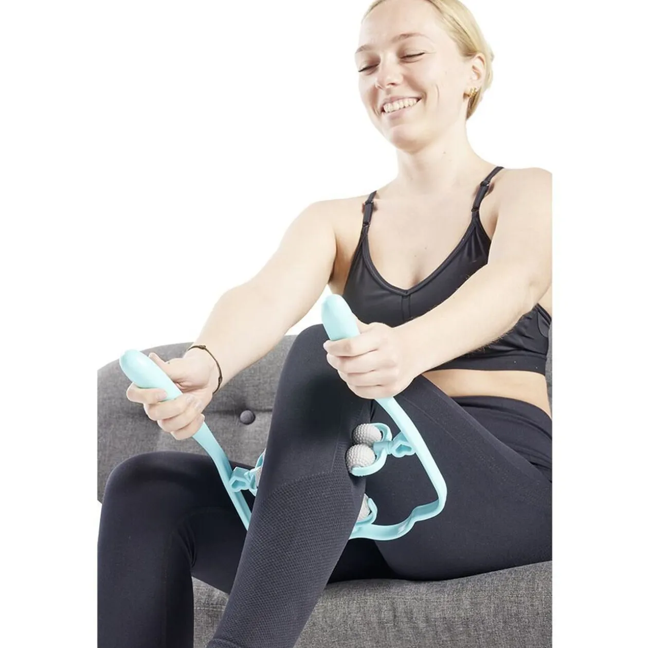 Masseur de cou/jambe manuel 6 têtes