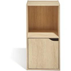 Meuble 2 casiers contreplaqué 1 niche 1 porte