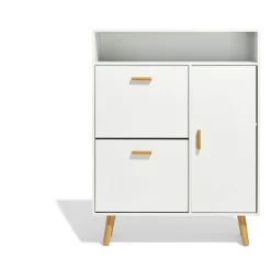 Meuble à chaussures Bergen blanc