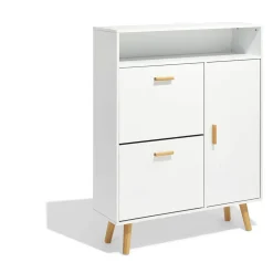 Meuble à chaussures Bergen blanc