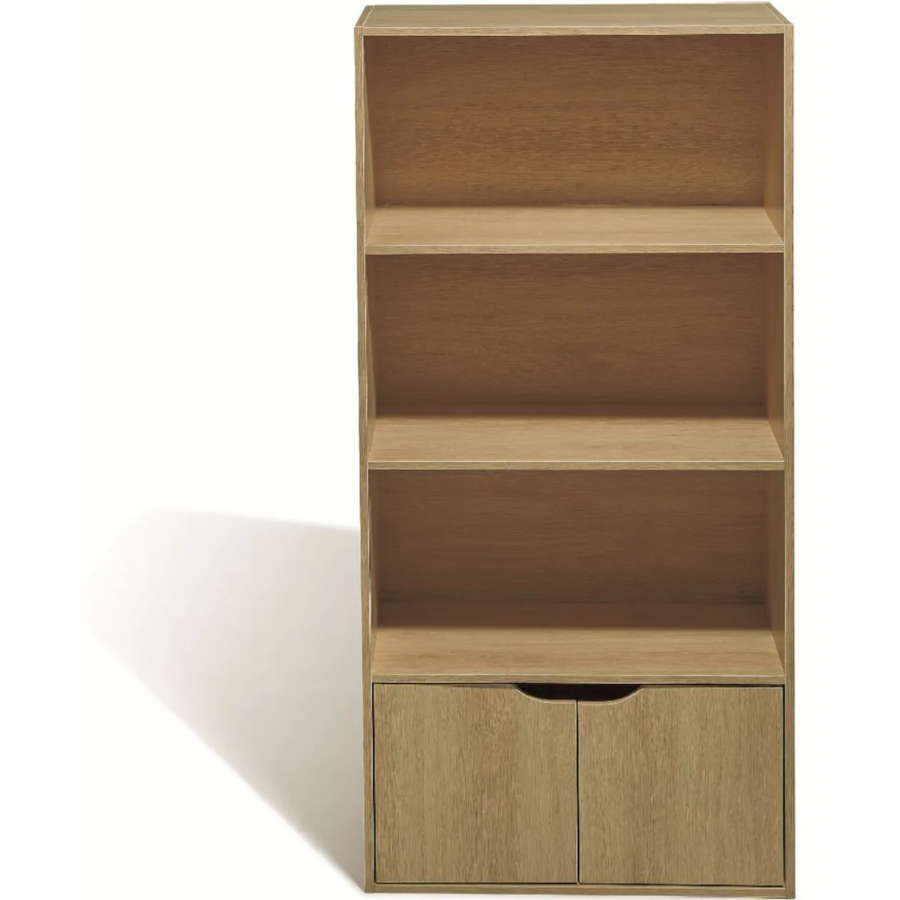 Meuble 3 étagères 2 portes mdf