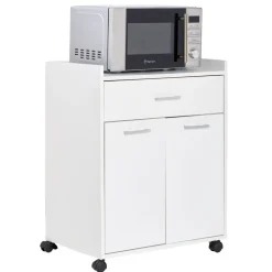 Meuble blanc pour micro ondes Kooky