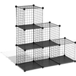 Meuble de rangement 6 cases modulable