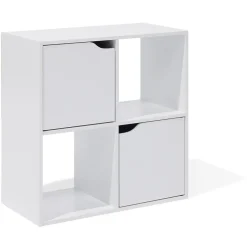 Meuble de rangement Adam 4 cases Blanc 60x29,8xH60 cm