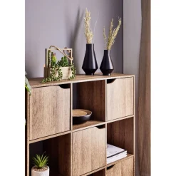 Meuble étagères mdf 9 casiers