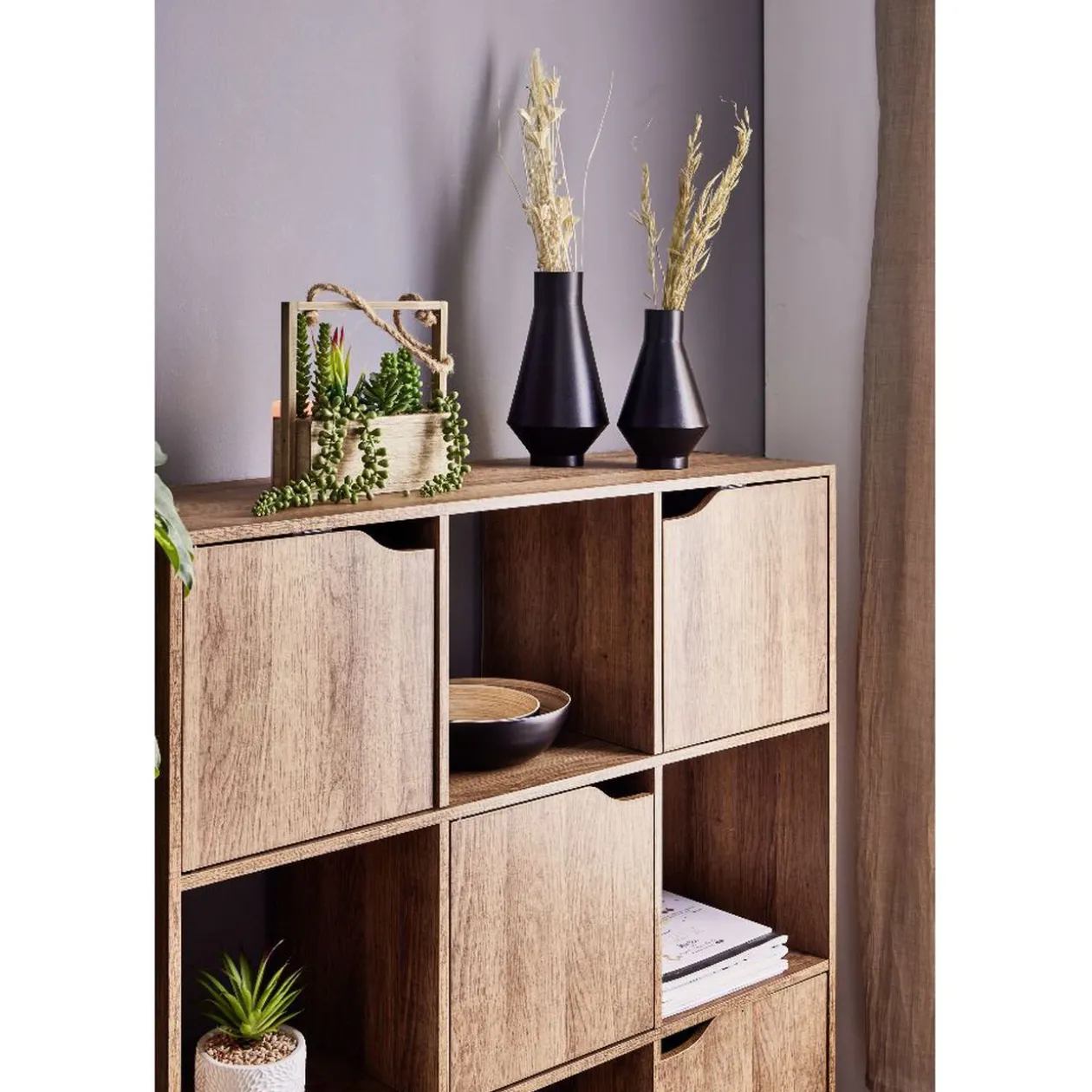 Meuble étagères mdf 9 casiers